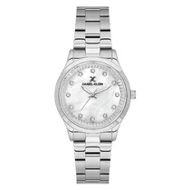 Relogio Analogico Feminino Daniel Klein DK.1.13881-1 Premium Ladies / Pulseira de Aço Inoxidável - Prata