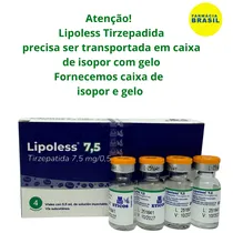 Lipoless Tirzepadida Mounjaro 7.50MG 4 Ampolas. Tem Registro Sanitario.  Lipoless Ti...