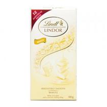 Barra Chocolate Lindt Lindor Chocolate Branco 100G