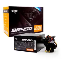 Fonte 450W Aigo BR450 Bivolt Preto