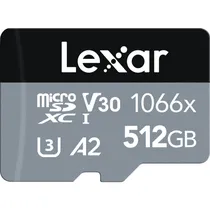 Cartão de Memória Micro SD Lexar Professional 160 MB/s-120 MB/s C10 512 GB (LMS1066512G-Bnanu)