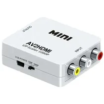 Adaptador Conversor AV2HDMI Rca A HDMI - Branco