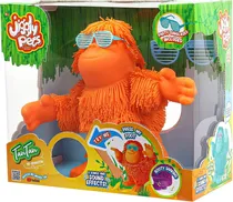 Jiggly Pets Tan Tan The Orangutan Orange Eolo - JP008-Or