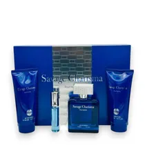 Perfume Masculino Mush Mush Savage Charisma Set de 4 Piezas