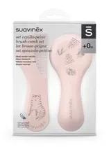 Suavinex Nuery Cepillo Peine Soft Rosa Decorado Polipropileno 0M+ s/C