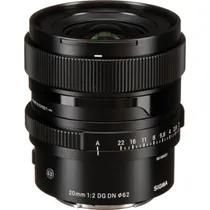 Lente Sigma Sony DG DN 20MM F/2 e-Mount Contempora