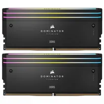 Memória Corsair Dominator Titanium, RGB, DDR5 96GB (2X48GB), 6800MHZ, C/DissiPador, CMP96GX5M2B6800C40, Preto  Memória Cor...