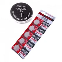 Pilha CR2032 Maxell Lithium 3V PACK-5  Pilha CR203...