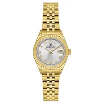 Relogio Analogico Feminino Daniel Klein DK.1.14097-2 Premium Lady / Pulseira de Aço Inoxidável - Gold