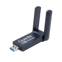 Adaptador Wi-Fi Quanta QTAAD1300 - 1300 MBPS - USB - Preto