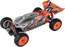 Automodelo RC Car Wltoys Goolrc Speed Race 124010 - 1/12 RTR 2.4GHZ Max 55KM/H - Laranja