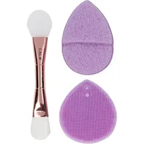 Cala Kit Pincel Y Exfoliador para Mascarilla Cleanse&Refresh Lila