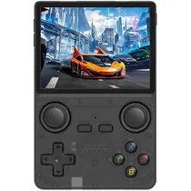 Console Portátil Powkiddy X35S 128GB de 3.5" com 10.000 Jogos - Preto (Espanhol/Inglês)
