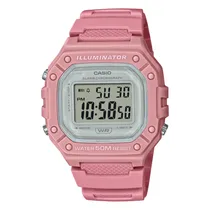 Relógio Masculino Digital Casio W-218HC-4A Rosa
