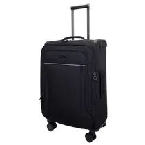 Mala Verage Expansível 43×26×68 CM Em Rpetu + Pu Preta