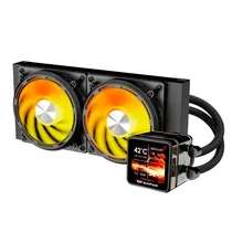 Cooler Water Darkflash DE240 Explore Black Display 2.88" Ips