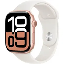 Apple Watch S10 Caixa de Alumínio Em Rose e Pulseira Esportiva Na Cor Light Blush 42 MM s/M MWWQ3LW/A