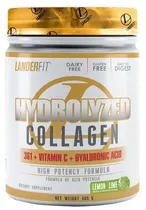 Colágeno Landerfit Hydrolyzed Collagen Lemon Lime - 405G