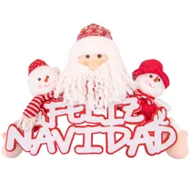 Papai Noel Merry Christmas para Porta 42CM.
