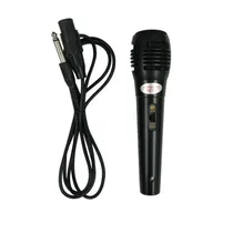 Microfone Dynamic SM-338 com Botão On/Off Cabo 1M - Preto