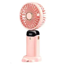 Ventilador Portátil Ecopower EP-V100 2.5W/3.7V/5V/Recarregável - Rosa
