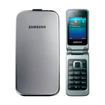 Celular Samsung GT-C3520 Flip Single Sim Tela 2.4" - Prata  Celular Sam...