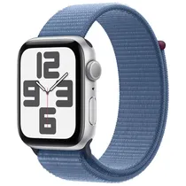 Apple Watch Se 2ª Geração (2023) Caixa de Alumínio Em Prata Correia Loop Esportiva Em Cor Azul 40 MM MRE33LL/A