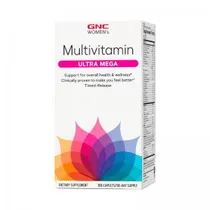 Multivitamínico GNC Multivitamin Ultra Mega Women's 90 Cápsulas