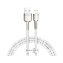 Cable Baseus CALJK-A02 USB-A A Lightning 1M Blanco