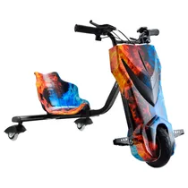 Triciclo Eletrico Interbras Swift X-Tricycle / Bluetooth / Speaker / LED / 8" - Ice Fire