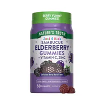 Vitamina Nature's Truth Kids Elderberry + Vitamin C, Zinc Kids 50 Gummies