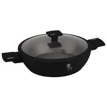 Caçola Berlinger Haus Antiaderente com Tampa Preta 28CM