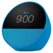 Amazon Echo Spot 2024 Smart Alarm Clock Alexa - Azul (Caixa Danificada)