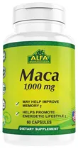 Alfa Vitamins Maca 1000 MG (60 Cápsulas)