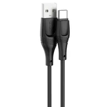 Cabo Type-C/USB-A Xo NB238 2,1A/3M - Preto