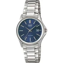 Relógio Casio LTP-1183A-2AD Feminino Analógico - Cinza/Azul