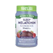 Vitamina Nature's Truth Pink Beauty Rest Melatonin 70 Cápsulas