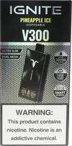 Vape Descartável Ignite V300 Pineapple Ice 30000 Puffs
