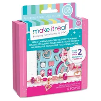 Make It Real Accesorios de Niña Pulseras Charm Halo Bella Rosa Plastico Multicolor