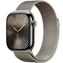Apple Watch Series 10 42 MM/M/L MWXF3LW A3001 GPS + Celular - Natural Titanium/Natural Stainless Steel