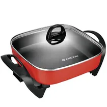 Panela Elétrica Mox MO-KEC02 1.500 Watts 220 - 240V ~ 50/60HZ - Vermelho/Preto