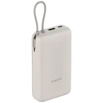 Carregador Portátil Xiaomi 33W Power Bank PB2030MI 20.000 Mah Saídas USB e 2 USB-C - Tan
