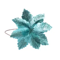 Flor Natalina Celeste 28 X 45 CM