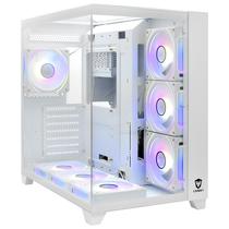 Gabinete Gamer Satellite K901 ATX / 7 Cooler - Branco