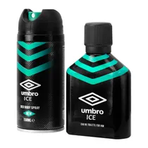 Kit Perfume + Body Spray Umbro Ice - Masculino - 100ML + 150ML