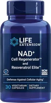Life Extensión Nad+ Cell Regenerator Resveratrol Elite 30 Caps Plastico Azul