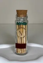 Velaroma Vidrio Cilindrico c/Fosforo Ecologico
