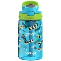 Garrafa de Água Contigo Autospout Kids - Blue Raspberry Skater 414ML