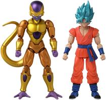 Bonecos Golden Frieza VS Super Saiyan Blue Goku Dragon Ball Super Bandai - 37169