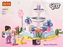 Cogo Girls Series Music Fountain - 3023-6 (99 Peças)